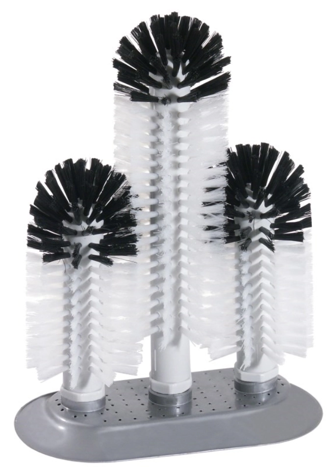 Brosse à laver les verres 18/24/18cm avec grand pied à vento