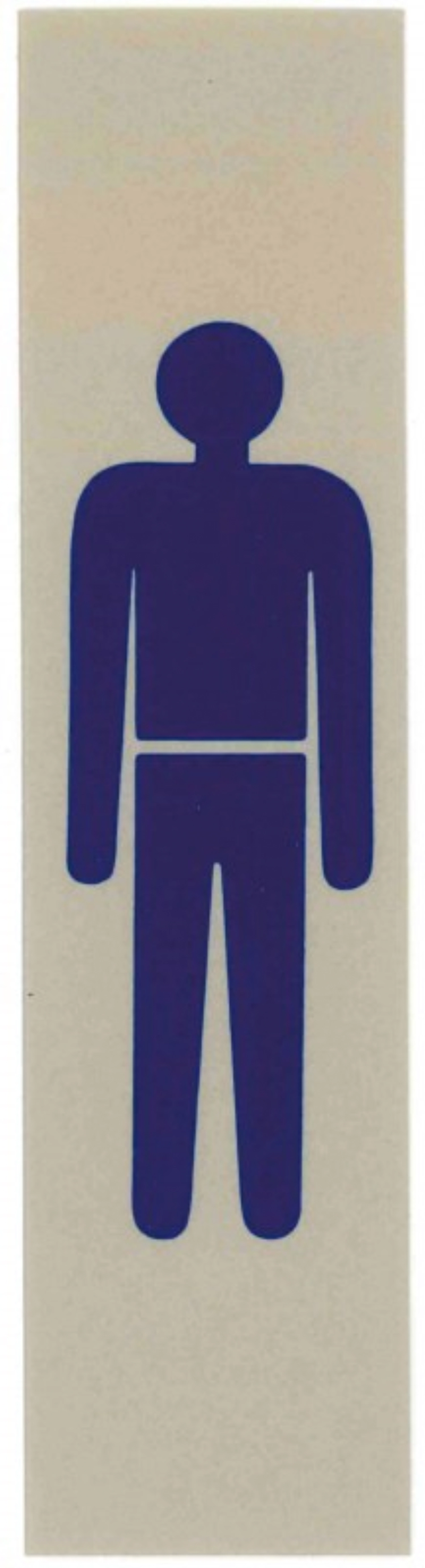 Schild MANN (Symbol)