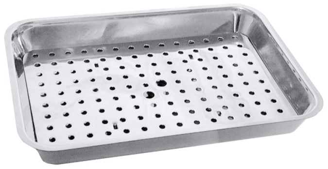 Platte 50 cm mit gelochtem Einsatz