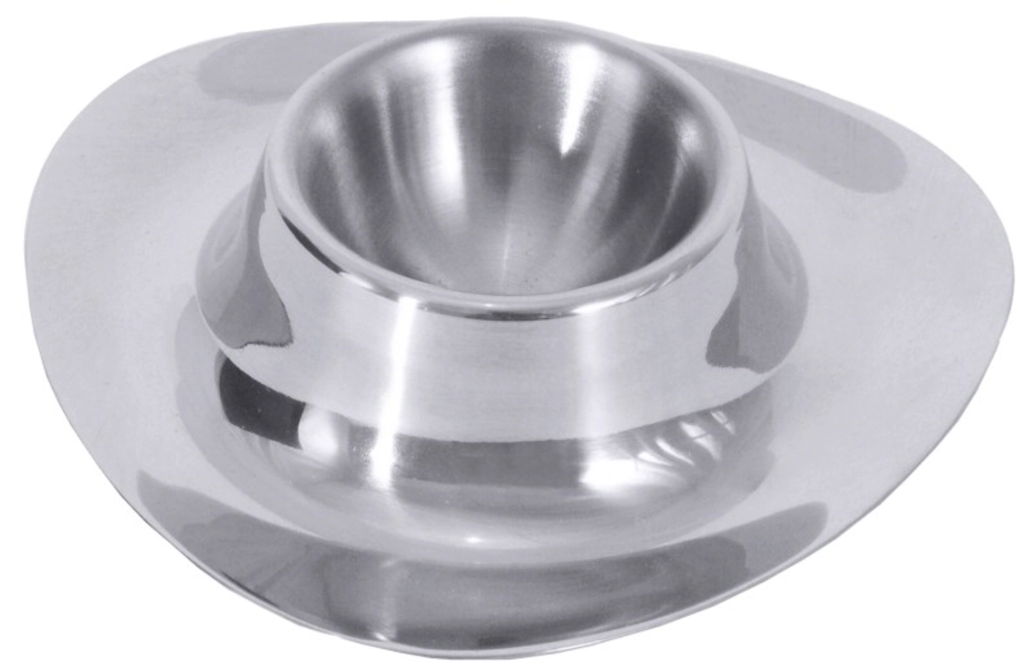 Coquetier, triangulaire