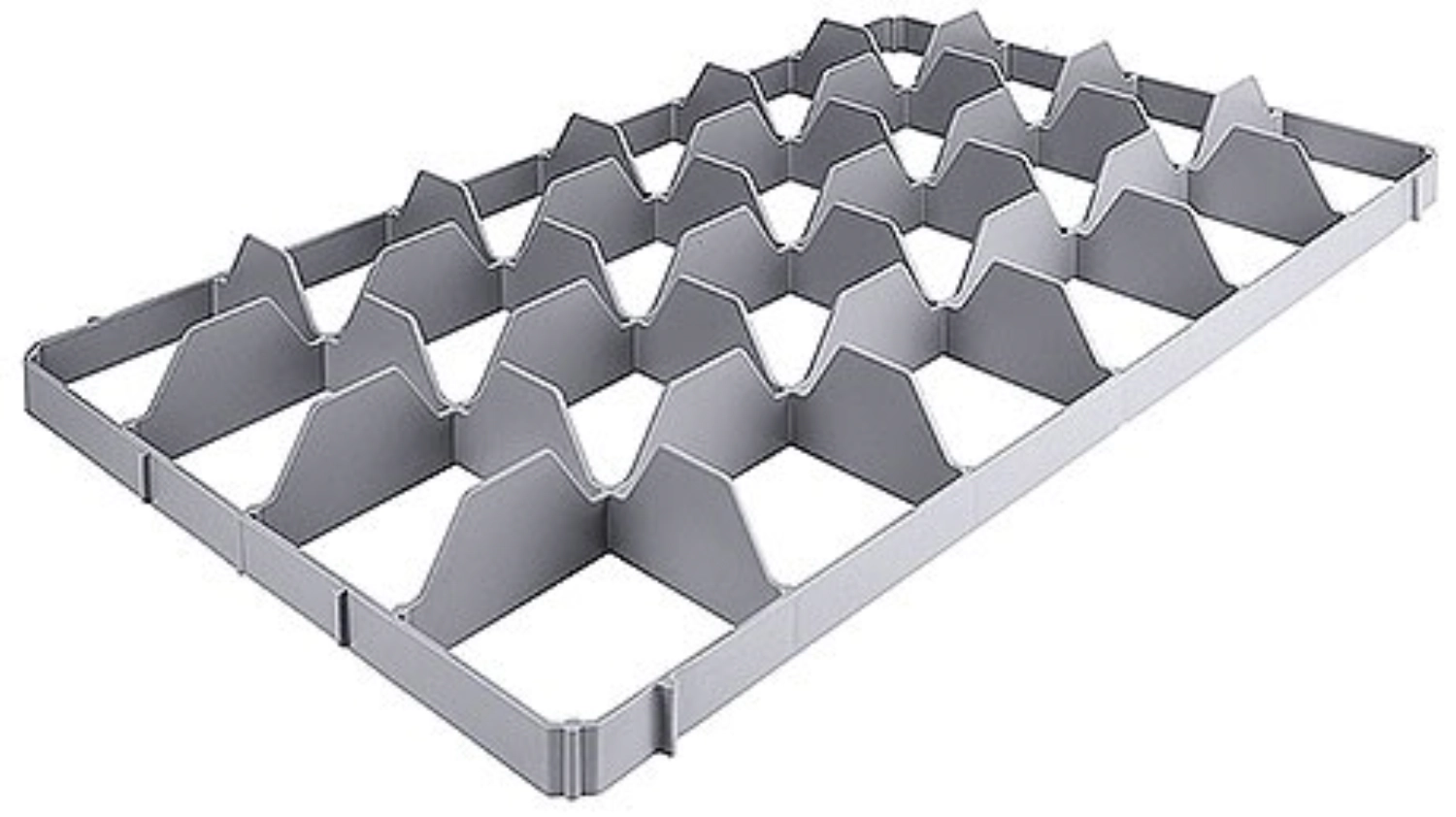 Support pour verres en bas 24 compartiments, diamètre max. d