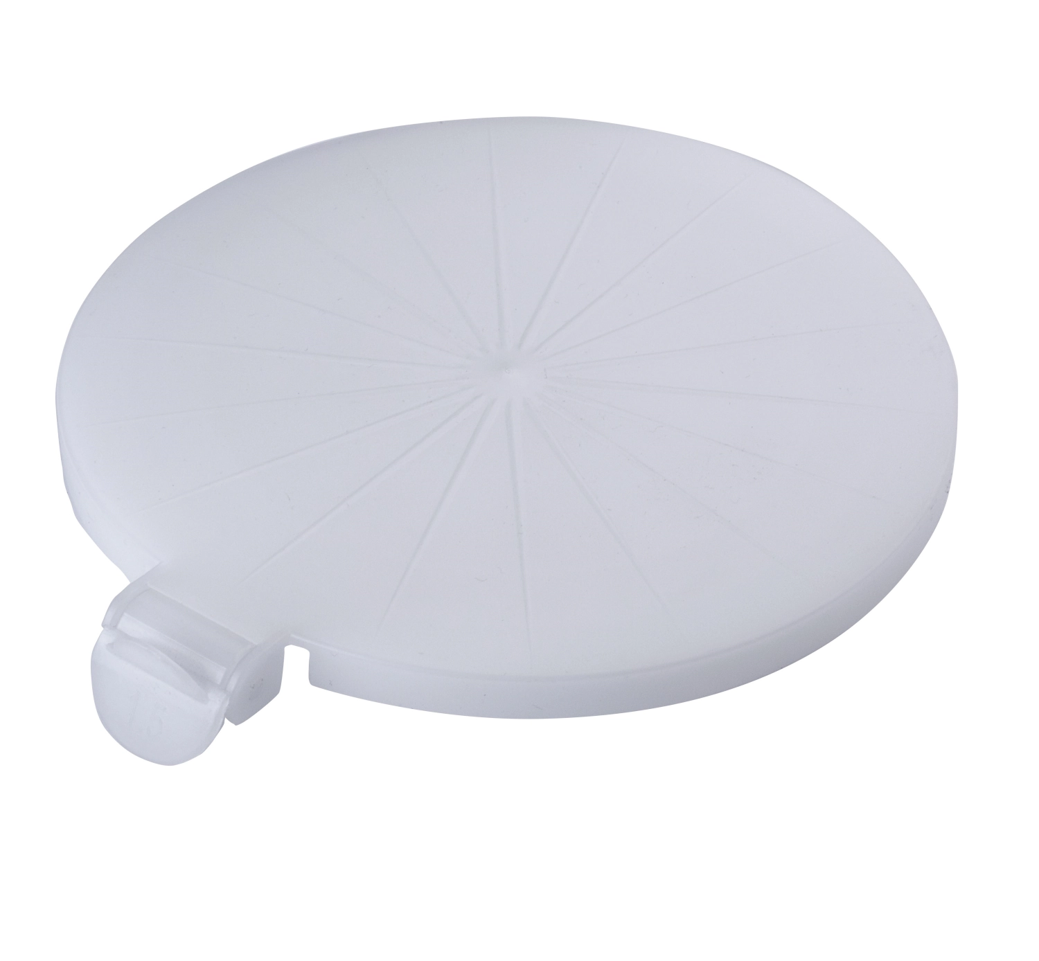 Couvercle pour pichet 1.5lt blanc couvrant le bec verseur