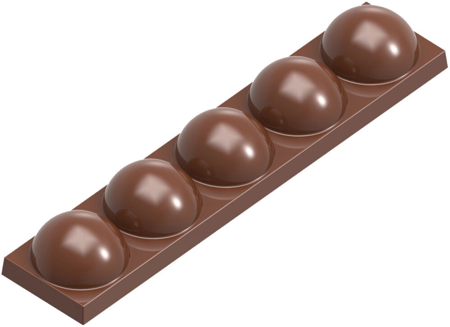 Form für Tafelschokolade Halbkugel