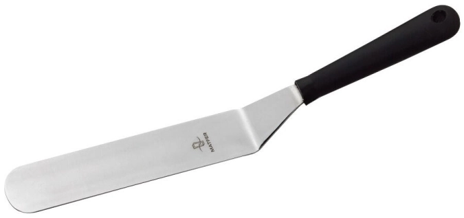 Spatule coudee inox l 150