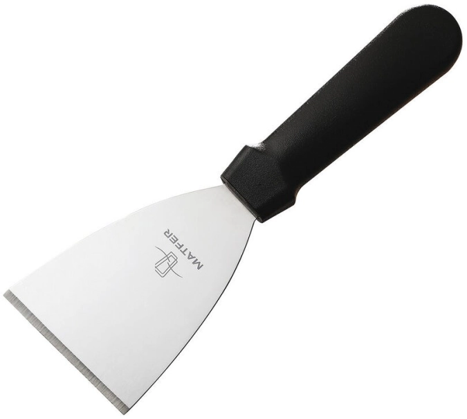 Spatule triangle inox 80 mm