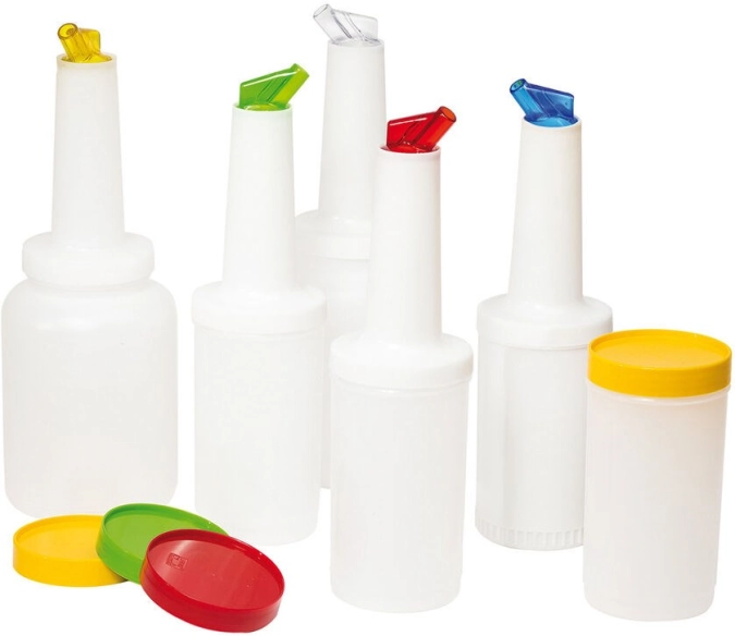 Bouteille verseuse bleu 1l