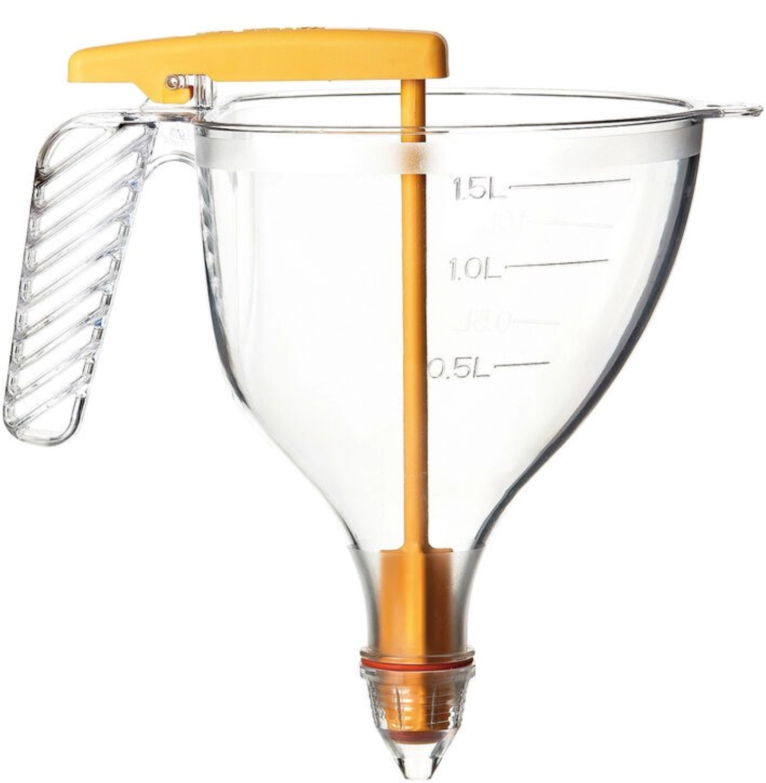 Entonnoir a piston 1.5l+suppor