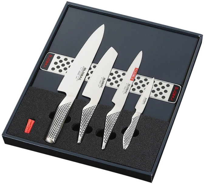 Set 4 couteaux global+barre