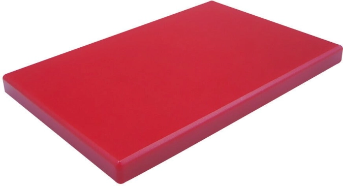 Planche pehd rouge 600x400x15