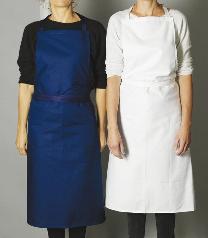 Latzschürze Weiss Co o. Tasche