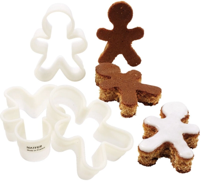 Déc. exoglass gingerbread man