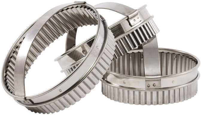 Decoupoir rd cannele inox 150