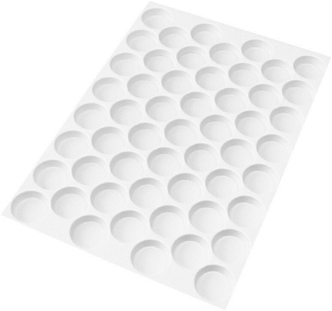 Plaque decoupoirs 53 rond unis