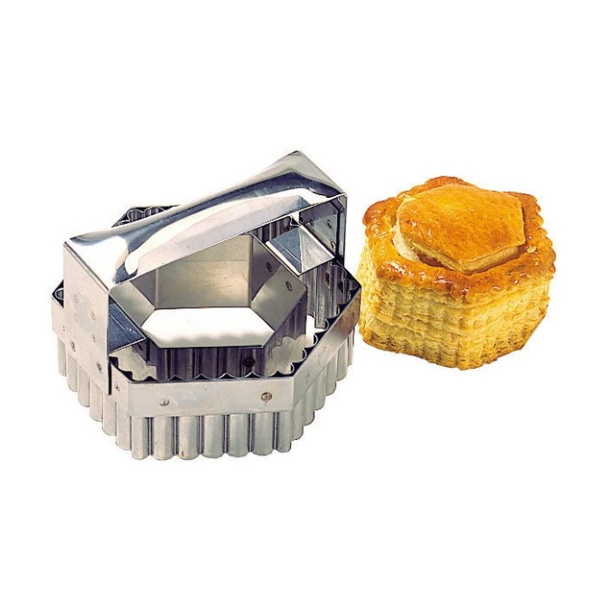 Decoup.hexagonal double inox