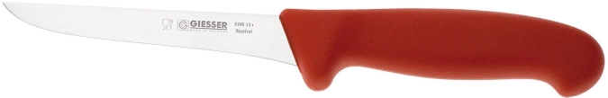 Couteau a desosser rouge 130mm