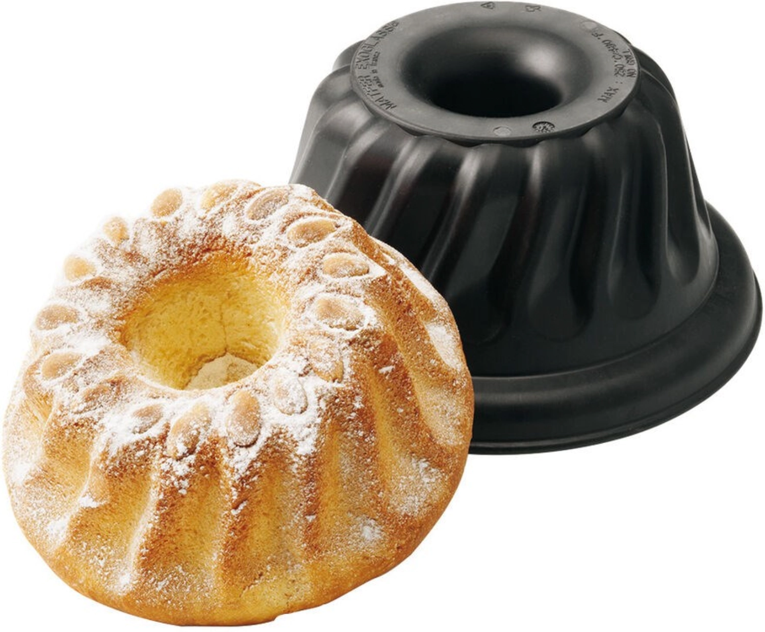 Gugelhupf-Form Exoglass D95mm H60mm, 6er Set