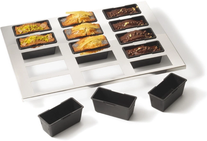 Blech 15 Cakes Exoglass 90X40