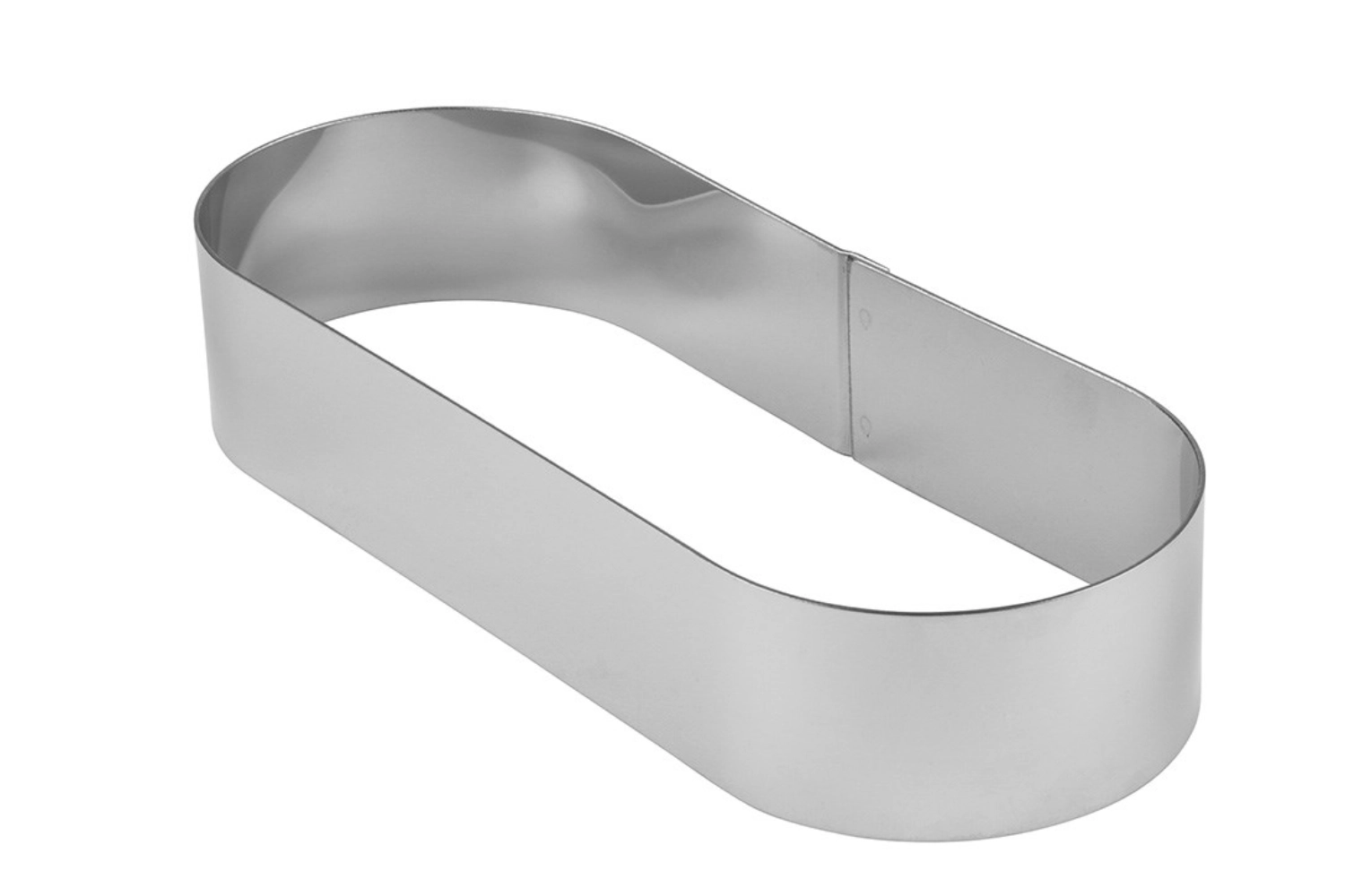 Oblong inox l 240 h45mm