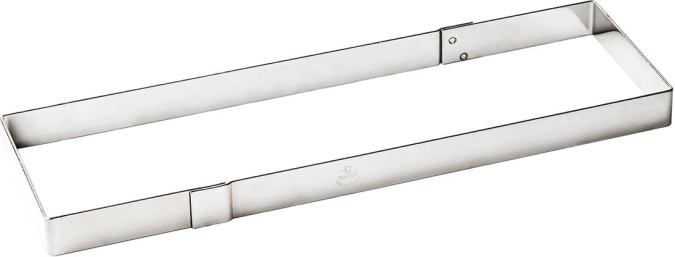 Cadre inox flan 370x110x25mm