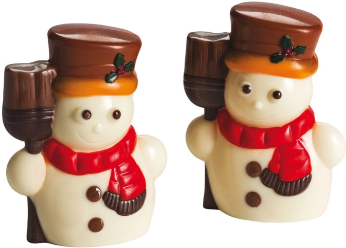 Choco Sheet 2 Snowmen