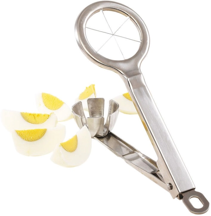 Coupe oeufs 6 quart.inox