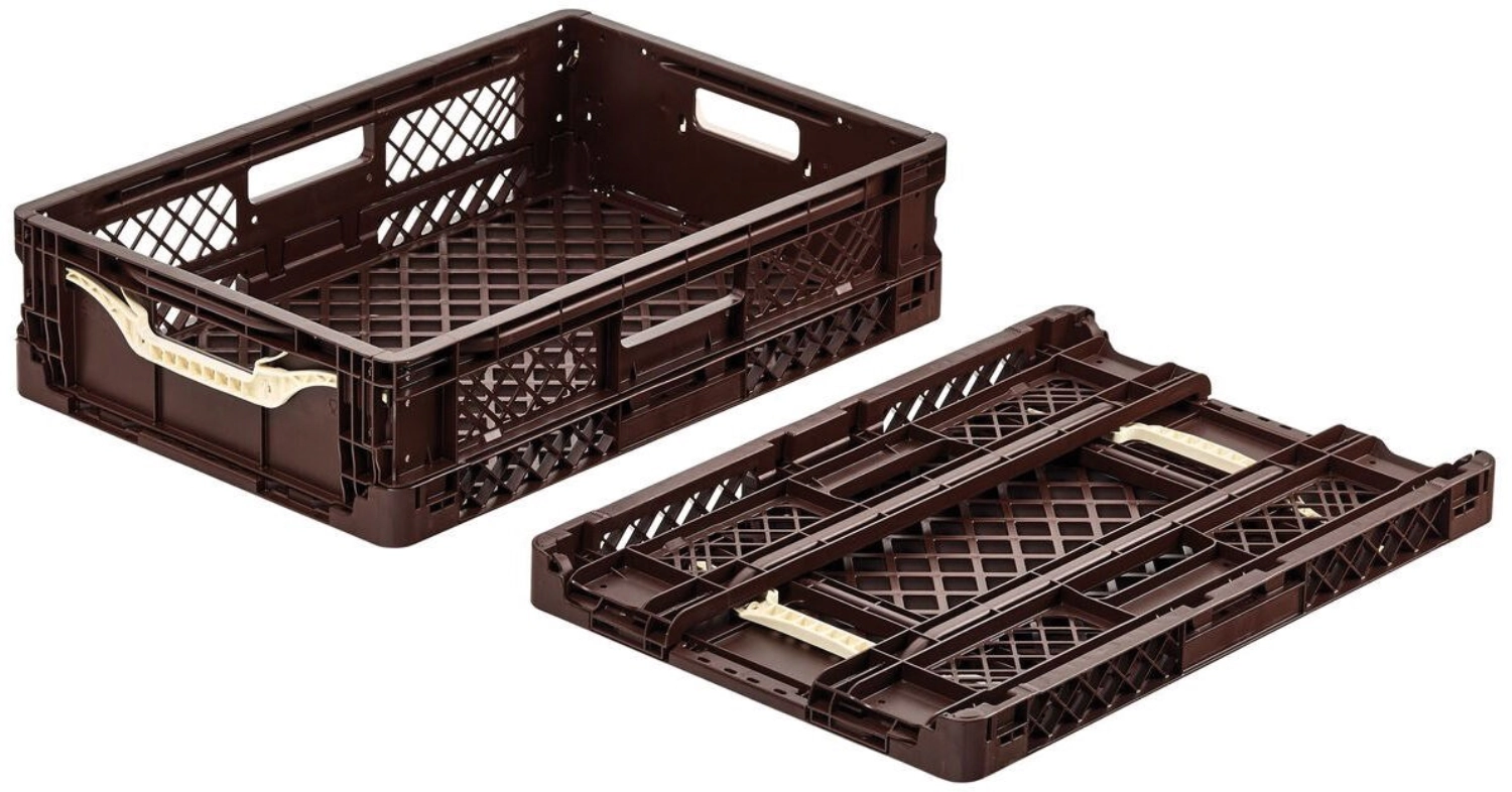 Bac pliable marron 60x40x15cm
