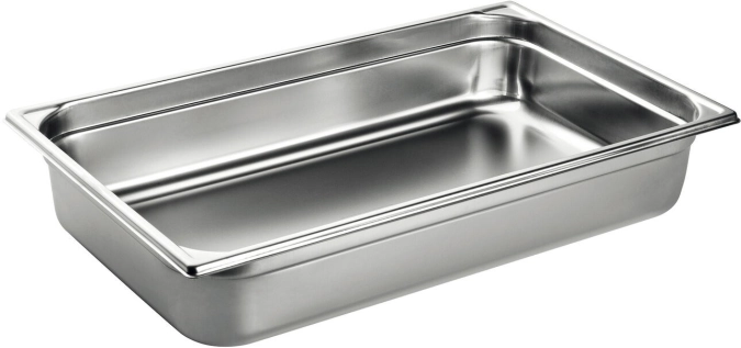 Bac plein s/anse inox 1/1-h150