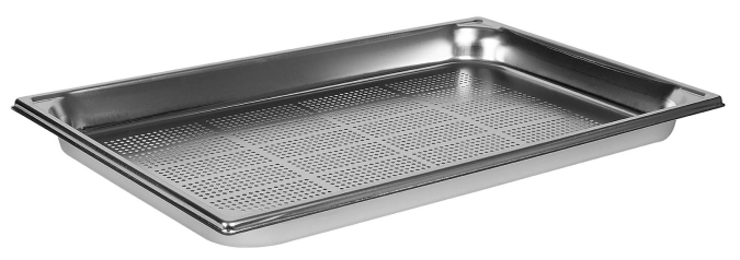 Bac perfo.s/anse inox 1/1- h40