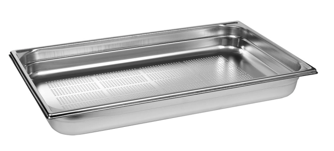 Bac perfo.s/anse inox 1/1- h65