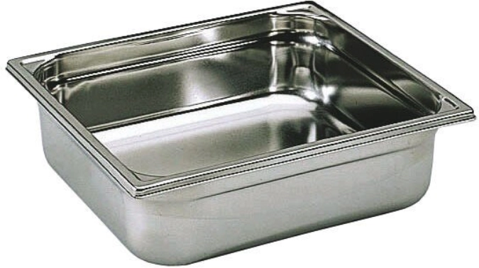 Bac plein s/anse inox 2/3- h65