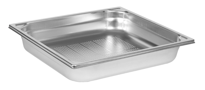 Bac perfo.s/anse inox 2/3- h65