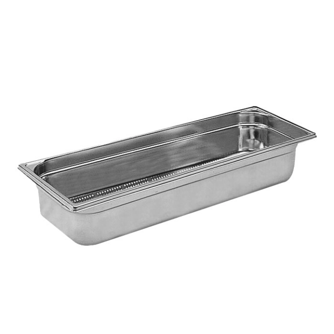 Bac perfo.s/anse inox 2/4-h100