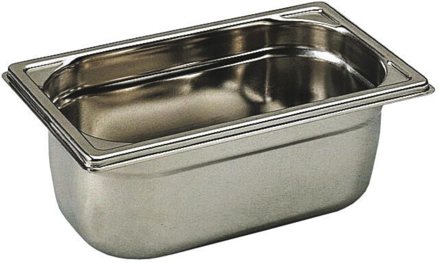 Bac plein s/anse inox 1/4-h100