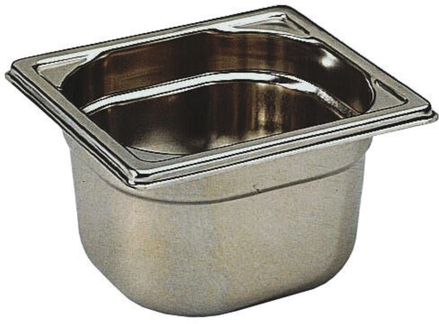 Bac plein s/anse inox 1/6-h150