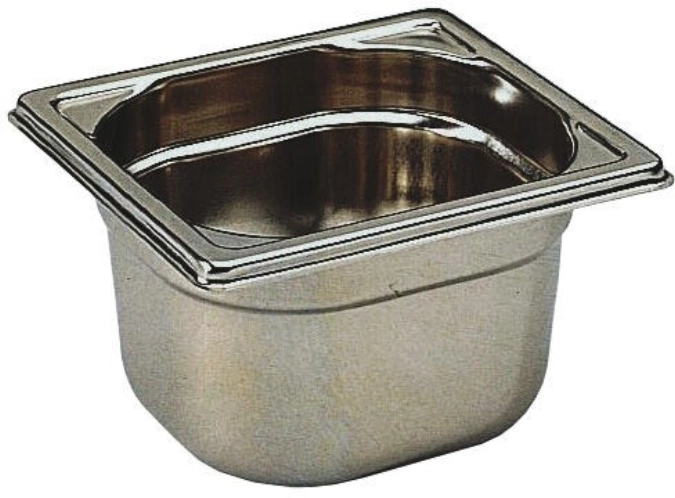 Bac plein s/anse inox 1/6-h150