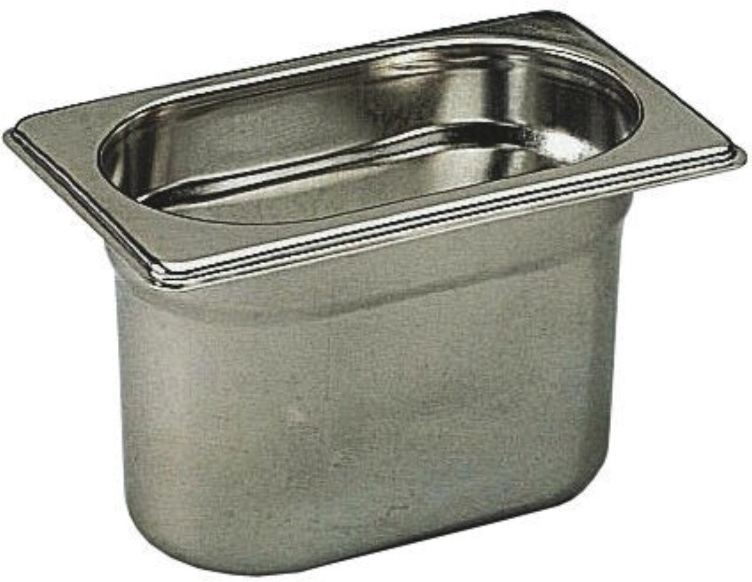 Bac plein s/anse inox 1/9-h100