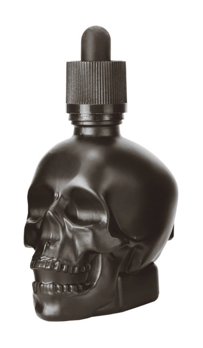 Pipette crâne dash bottle 60ml noir