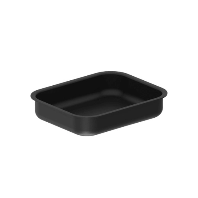 Thermoplates GN 1/2 à revêtement noir, Profondeur 65mm, 3L