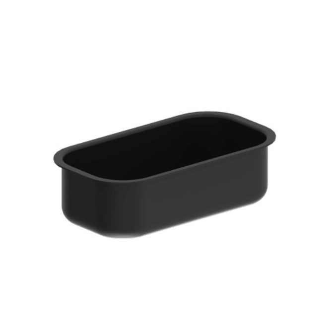 Thermoplats GN 1/3 à revêtement noir, Profondeur 100mm, 3L