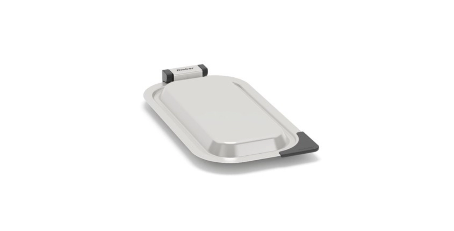 Couvercle de buffet en inox pour thermoplats GN 2/3