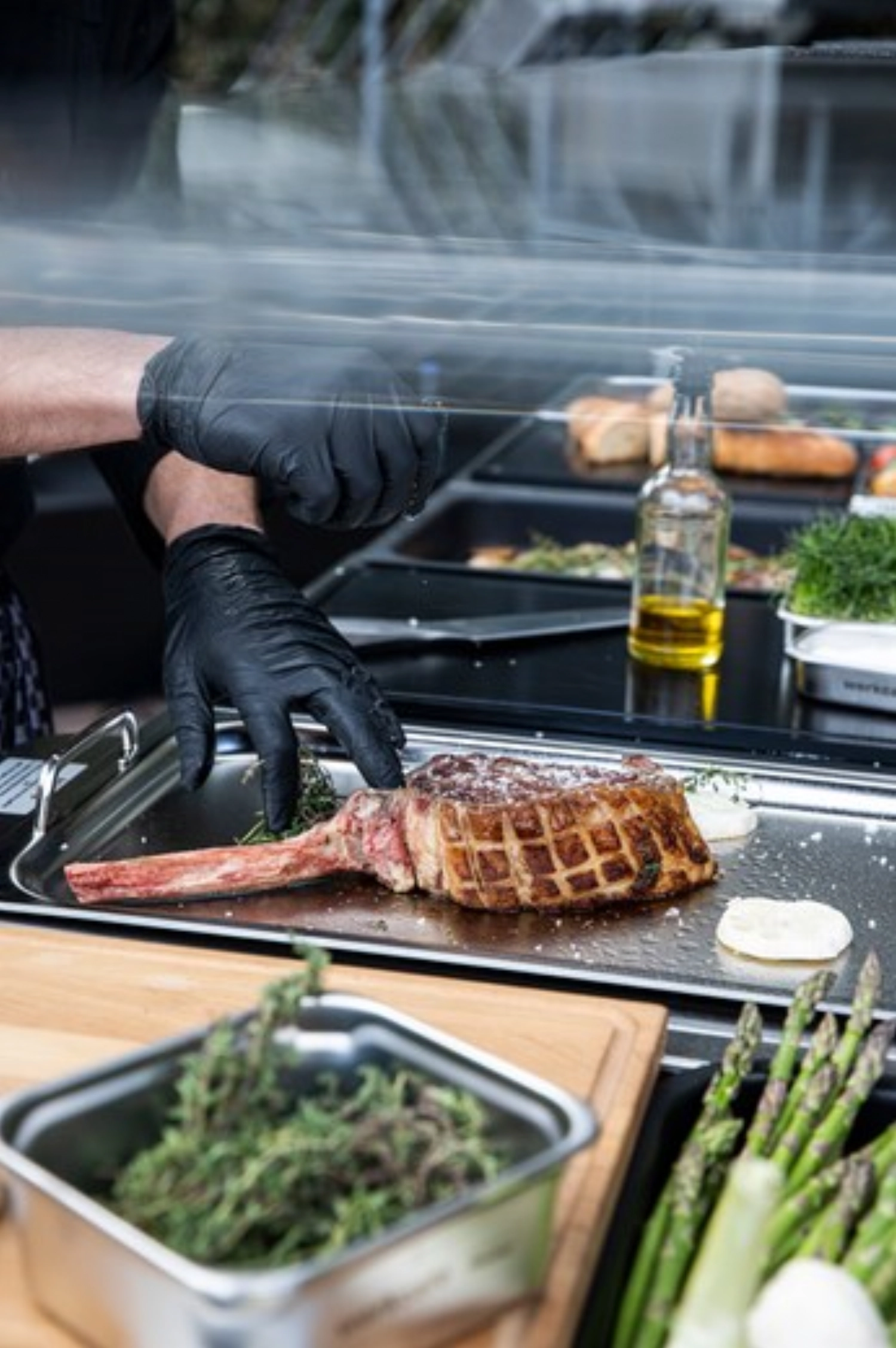 Thermoplats gn 2/3 nano-revêtus sans poignée