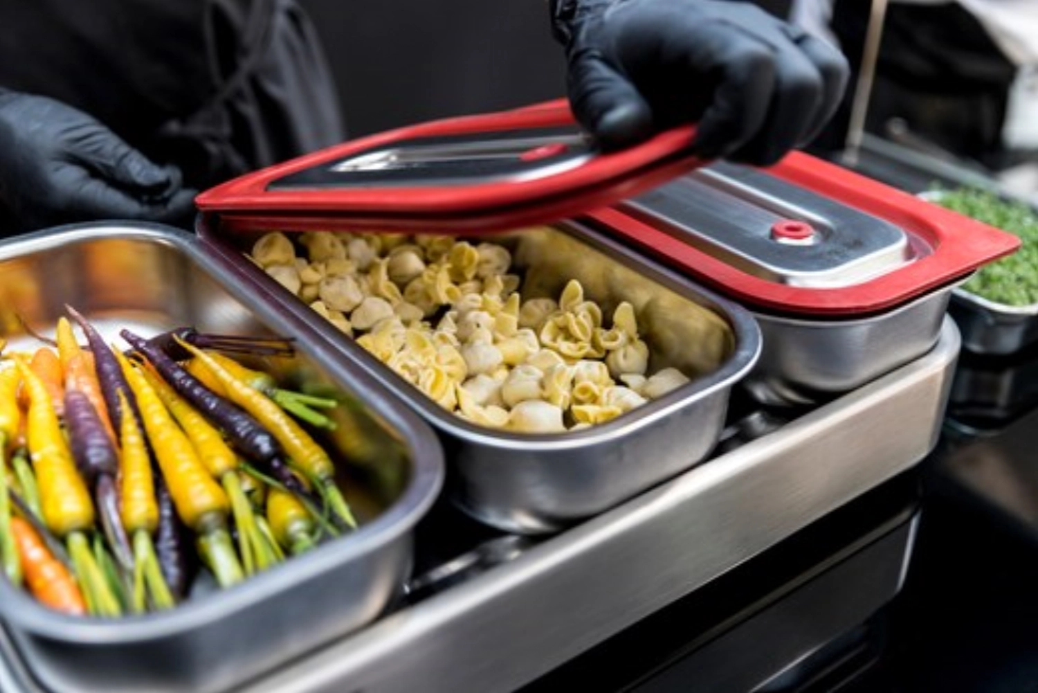 Thermoplats gn 1/2 nano-revêtus sans poignée