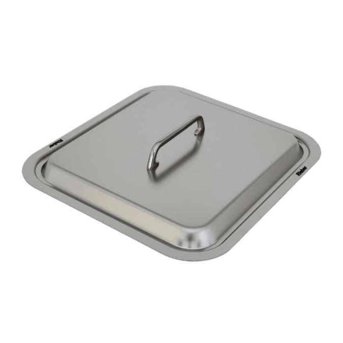 Couvercle de cuisson GN en acier inoxydable avec poignée fix