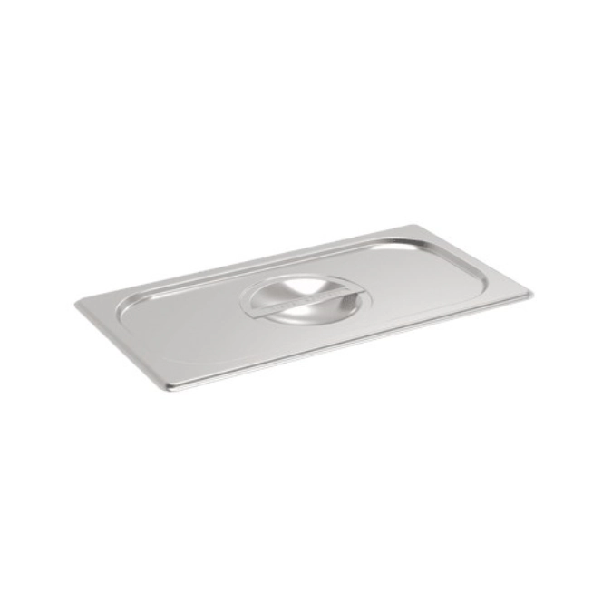 Couvercle plat GN inox 1/3 sans joint caoutchouc