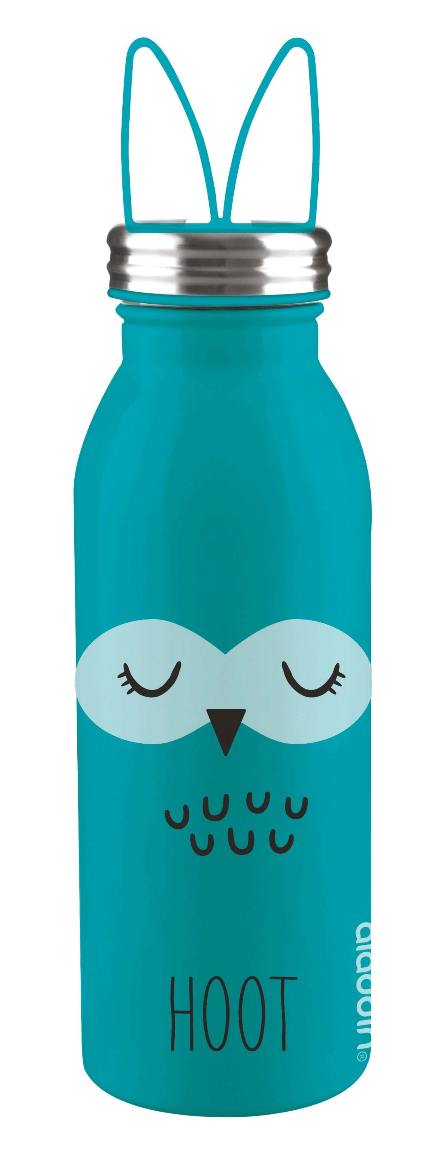 Zoo Edelstahl Vakuum Flasche Eule, 0.45 l
