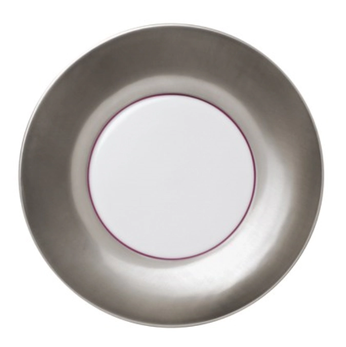 Polite Platinum Assiette à gâteau et à pain