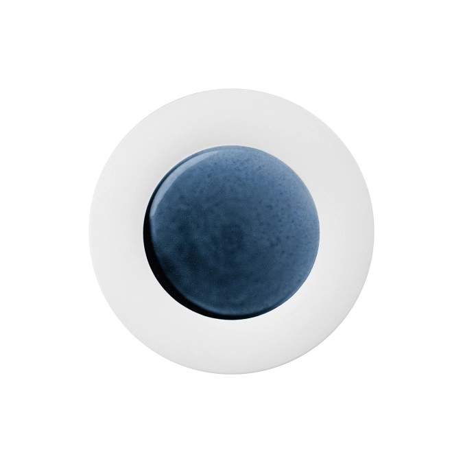 Blue Silent Assiette à déjeuner