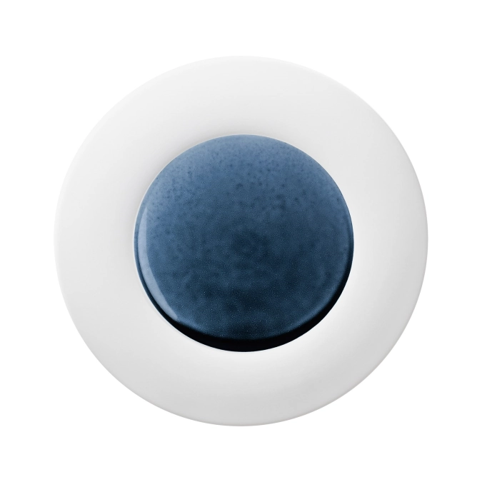 Blue Silent Assiette plate