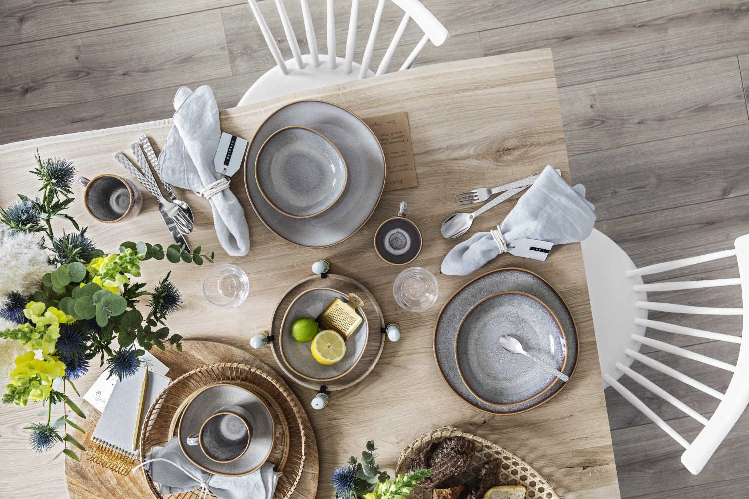 Lave beige Speiseteller