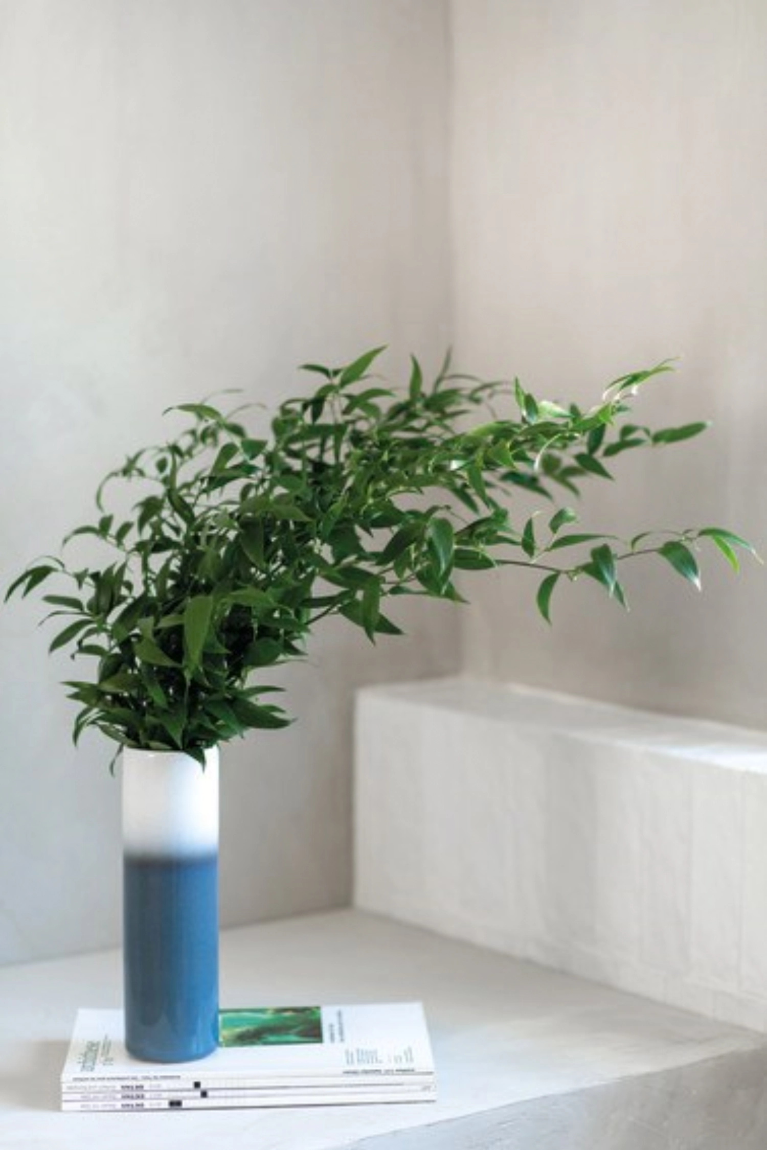 Lave Home Vase Cylinder bleu gross